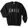 Chill White Sweatshirt