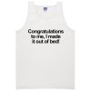 Congratulations Tanktop