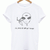 Cool Smooking Alien T-Shirt