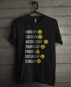 Emoji Days Of The Week T-Shirt