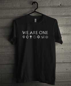 We Are One Black T-Shirt