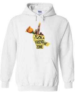 Fuck a Friend Zone White Hoodie