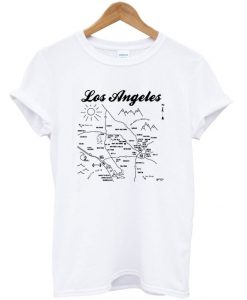 Los Angeles Map T-Shirt