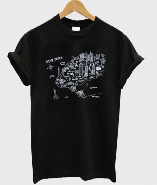 New York City Maps T-Shirt