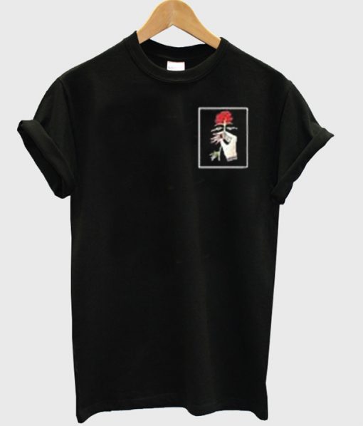 Rose Flower Hand T-Shirt