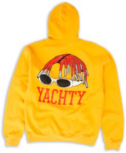 Yachty Yellow Back Hoodie