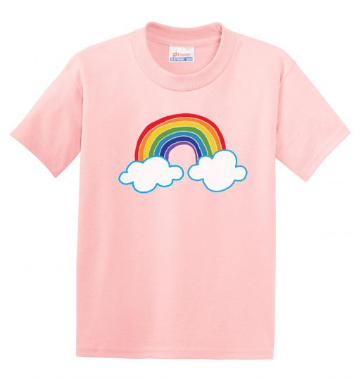 Cloud Rainbow Pink T-Shirt