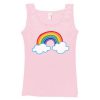 Cloud Rainbow Pink Tanktop