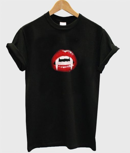 Dracula Red Lip T-Shirt