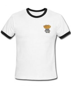 Fries Before Guys Ringer T-Shirt
