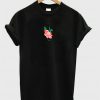 Grunge Rose Embroidery T-Shirt