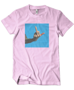 Middle Finger Pink T-Shirt