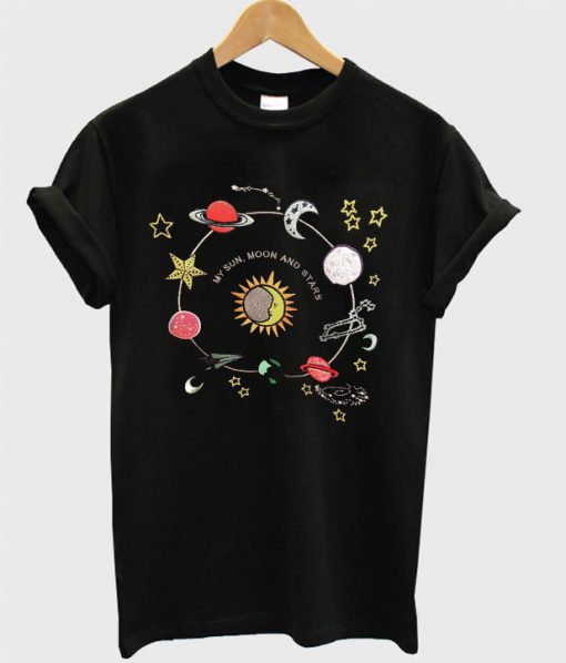 My Sun Moon Stars System Solar Galaxy T-Shirt