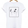 Rose Boobs Emoji T-Shirt