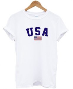 USA White T-Shirt
