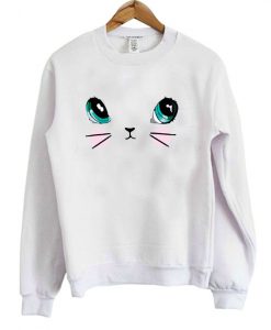 Cat Face Sweatshirt