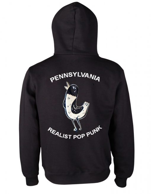 Pennsylvania Realist Pop Punk Back Hoodie