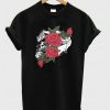 Rose Embroidered T-Shirt