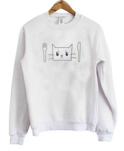 Cat Face Hungry Sweatshirt
