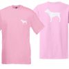 Pink Dog Sillouette T-Shirt