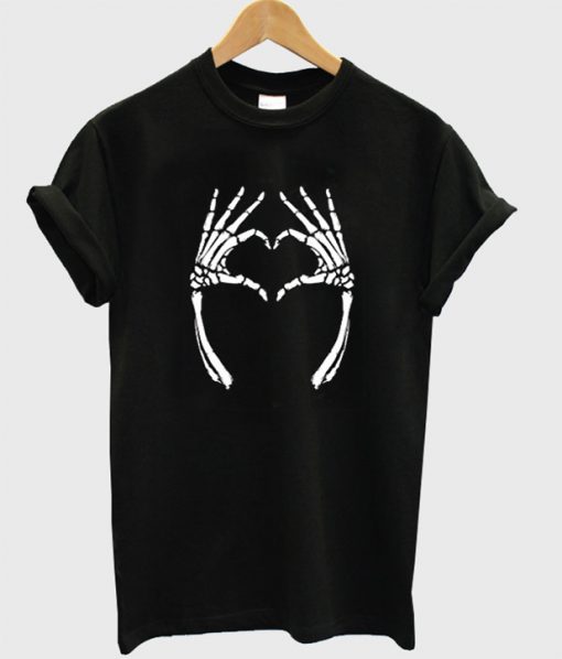 Skeleton Hands Heart T-Shirt