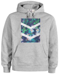 Tumblr Flower White Chevron Aesthetic Hoodie