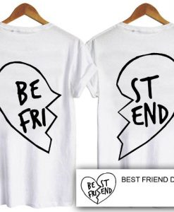 Best Friend Couple Back T-Shirt