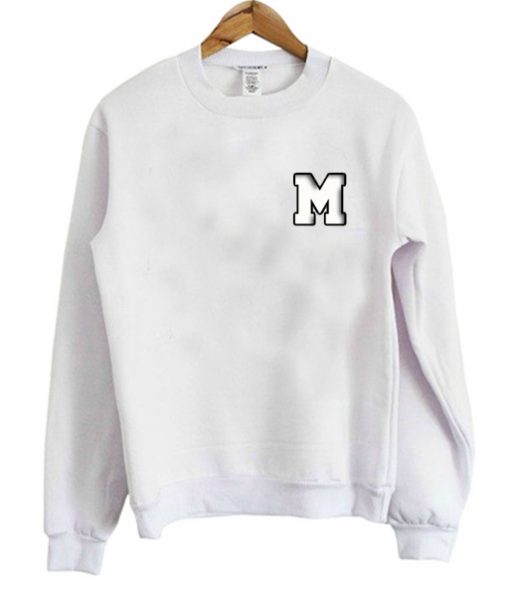 M Font Sweatshirt