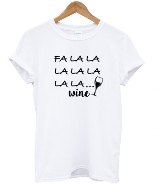 Christmas Graphic Wine T-Shirt