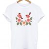 Pink Finch Birds T-Shirt