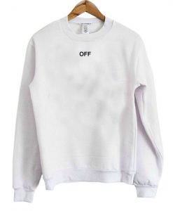 Off Letter Sweatshirt