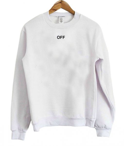Off Letter Sweatshirt