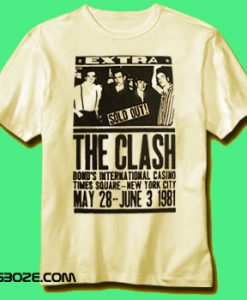 The Clash 1981 Poster T-Shirt
