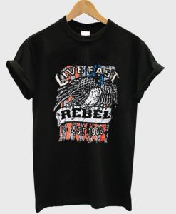 Live Fast Rebel Since 1988 T-Shirt