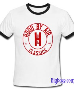 Hood By Air Rihanna Classic Ringer T-Shirt