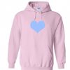 Love Blue With Pink Hoodie