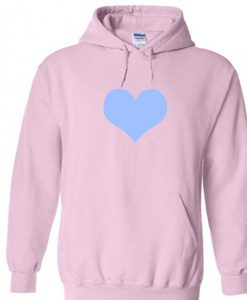 Love Blue With Pink Hoodie