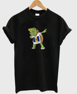 Barbados Dabbing Turtle Unisex T-Shirt