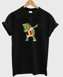 Belgium Dabbing Turtle Unisex T-Shirt