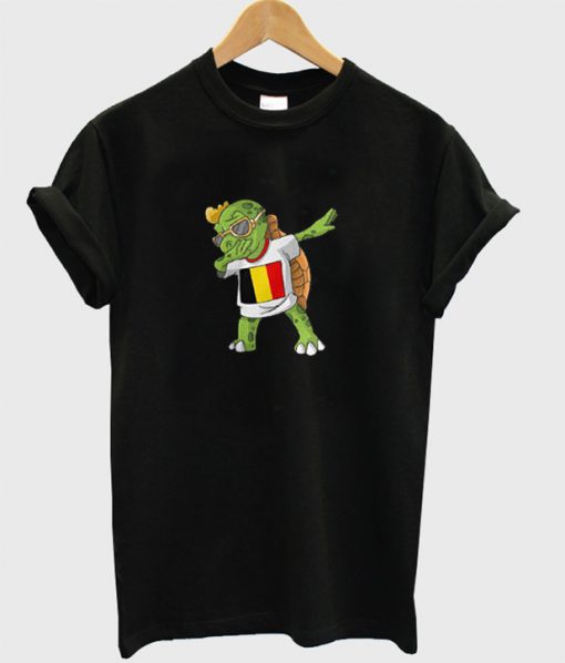 Belgium Dabbing Turtle Unisex T-Shirt