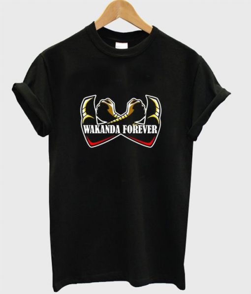 Black Panther Marvel Wakanda Forever T-Shirt