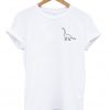 Brontosaurus Pocket Cute T-Shirt