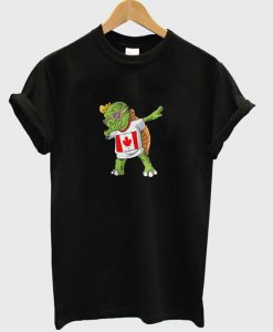 Canada Dabbing Turtle Unisex T-Shirt