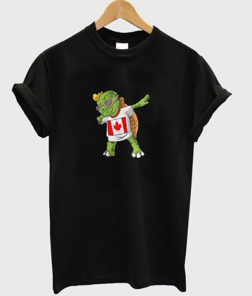 Canada Dabbing Turtle Unisex T-Shirt