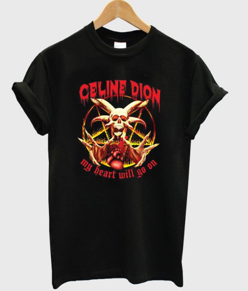 Celine Dion Heavy Metal T-Shirt