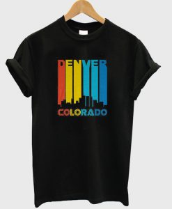Denver Colorado Skyline Vintage T-Shirt