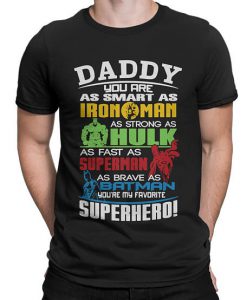 Father's Day Super Hero Marvel T-Shirt