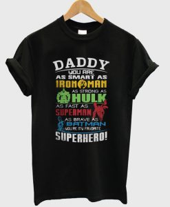 Father's Day Super Hero Marvel T-Shirt