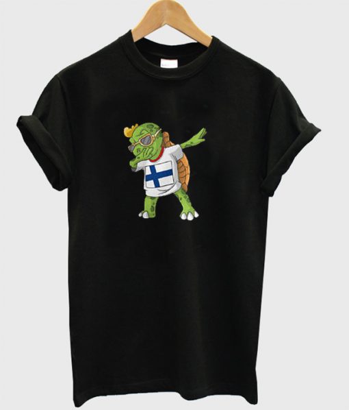 Finland Dabbing Turtle Unisex T-Shirt