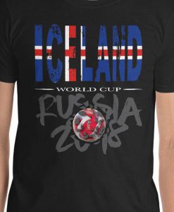 World Cup Football 2018 Russia Iceland T-Shirt